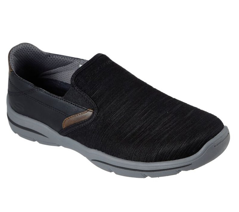 Skechers Relaxed Fit: Harper - Merson - Mens Slip On Shoes Black [AU-ZN0943]